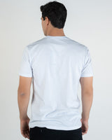 Acostamento T-shirt Letter Central en coton, blanc – photo 5