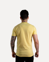 A|X T-shirt en coton, jaune – photo 3