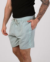 John John Short de bain en microfibre, vert capri – photo 2
