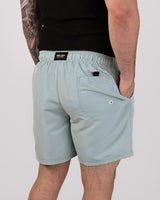 John John Short de bain en microfibre, vert capri – photo 6