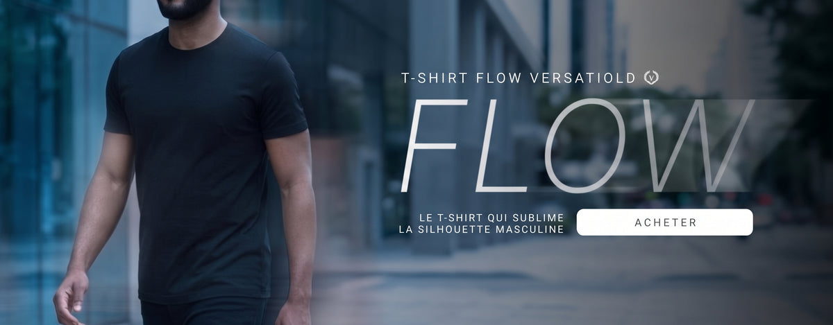 T-shirt Flow VersatiOld : le t-shirt qui sublime la silhouette masculine. Acheter