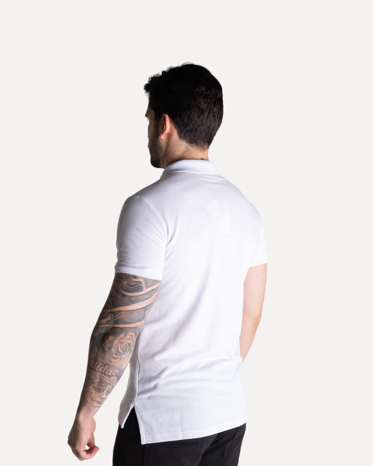 RL Polo en piqué de coton, blanc