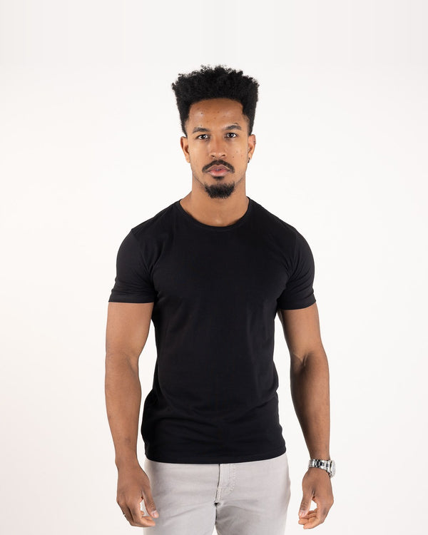 VersatiOld T-shirt en coton égyptien, noir