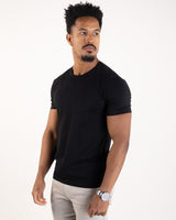VersatiOld T-shirt en coton égyptien, noir – photo 3