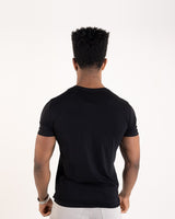 VersatiOld T-shirt en coton égyptien, noir – photo 5